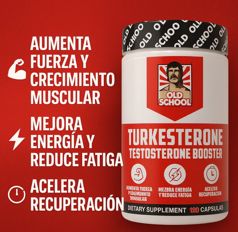 ⚡TURKESTERONE 120 CAPS - Rendimiento Natural. Potencia Real 💪